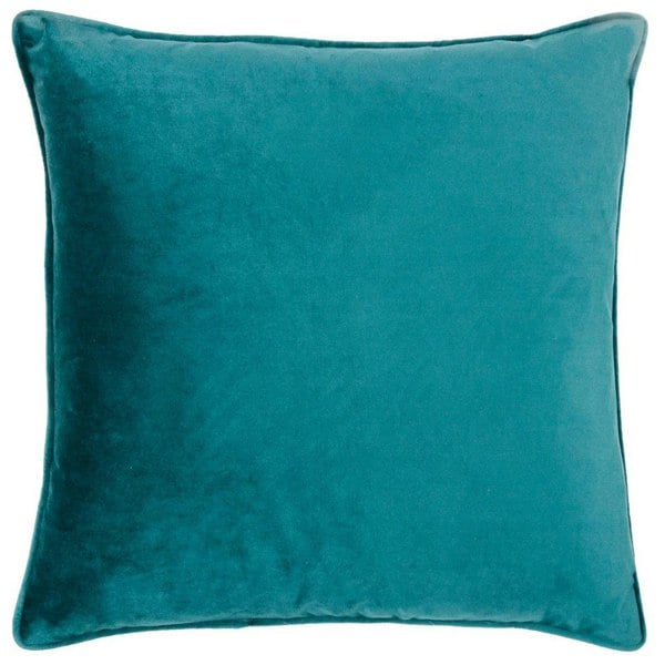 Paoletti Bloomsbury Velvet Cushion Cover - Teal