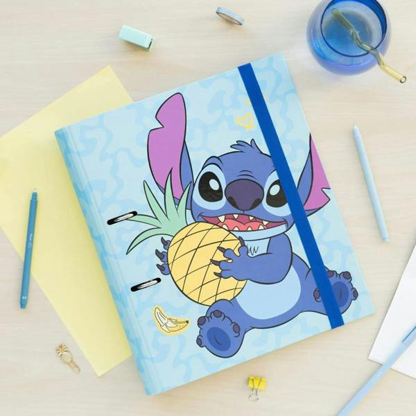 Grupo Eric Disney Stitch Tropical A4 Ring Binder Blue