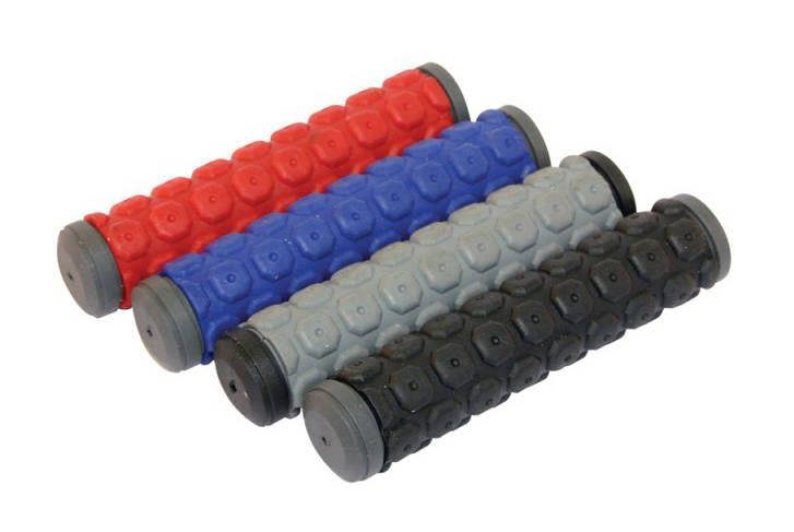 ETC MTB Bike Dual Density Rubber Handlebar Grips 125mm. 4 Colours Available