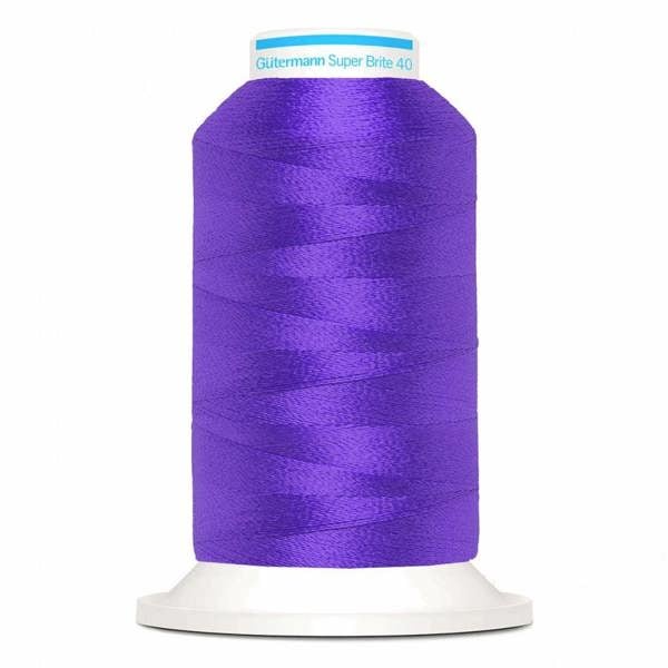 Gutermann Super Brite Polyester 40 Embroidery Thread 1000m Polyester Thread Suitable For Embroidery