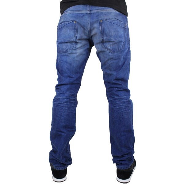 Diesel Krooley Distressed & Faded Men's Denim Jeans - Blue (32L / W30)