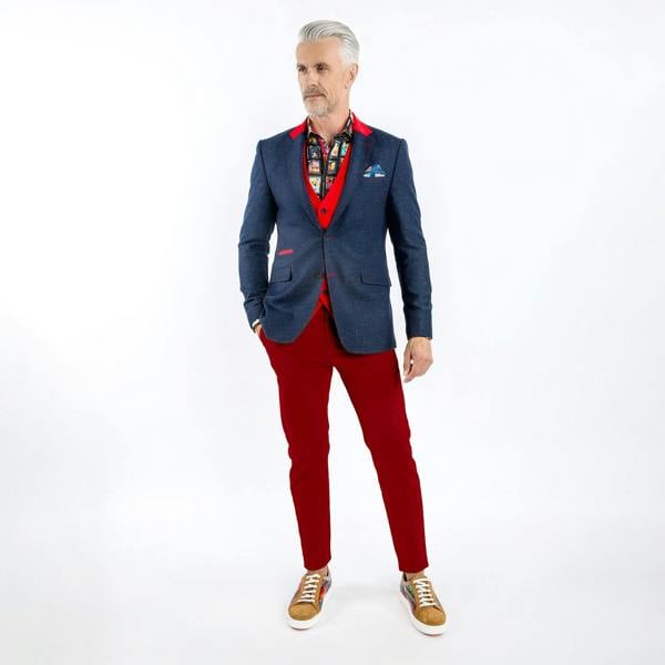 THE CREATIVE CONTRAST COAT - Premium Men's Patterned Shirt by Claudio Lugli | Bold Design, Tailored Fit, Best Printed Shirts