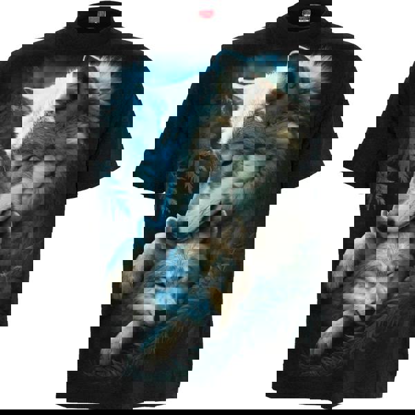 MOTHER'S LOVE - Front Print T-Shirt Black