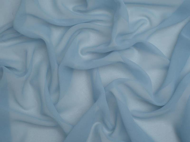 Minerva Core Range Minerva Light Sheer Chiffon Fabric - Plain Design Dressmaking Fabric, 110 cm / 44" Wide - per metre