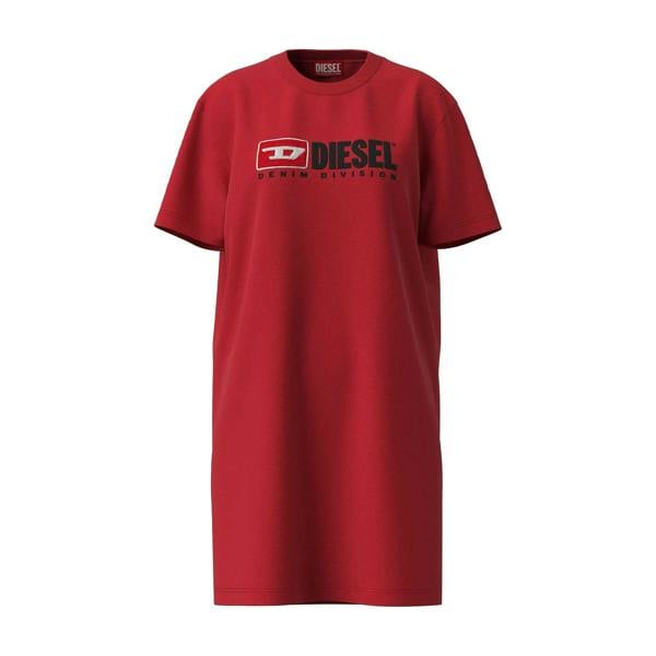 Diesel Womens/Ladies D-Egor-Div T-Shirt Dress - Red - 