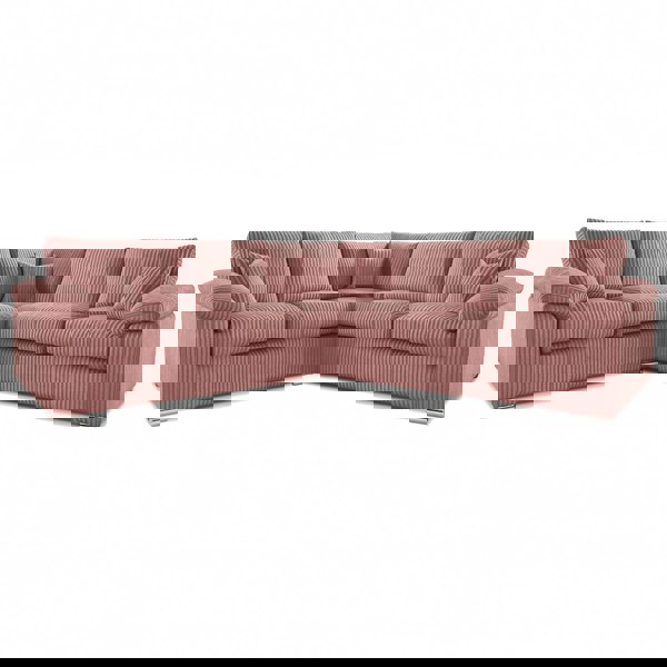 Furnishings For Less Delta Full Jumbo Cord 5 Seater Corner Sofa