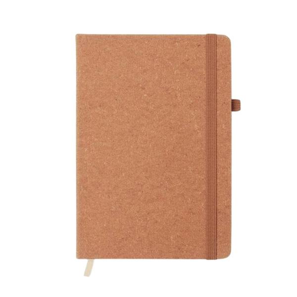MidOcean Recycled Leather A5 Notebook - Brown - 