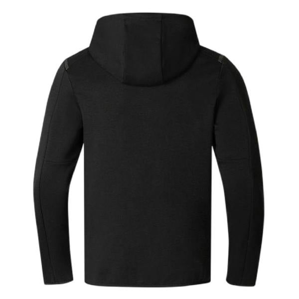 Kappa Mens Regular Full Zip Hoodie - Black - 