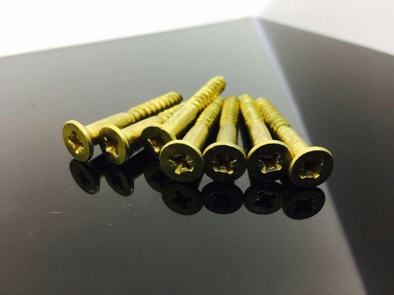 Fixaball Brass Countersunk Pozidrive Woodscrews
