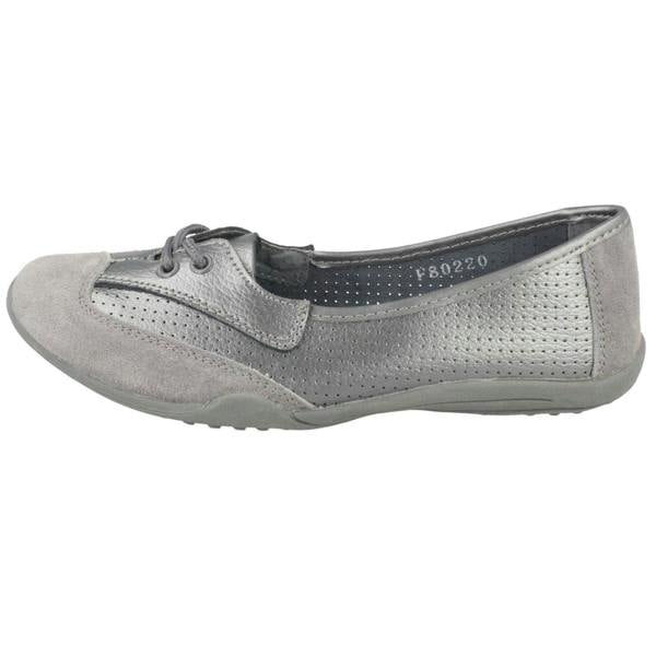 Down to Earth Ladies Down To Earth Flat Comfort Ballerinas