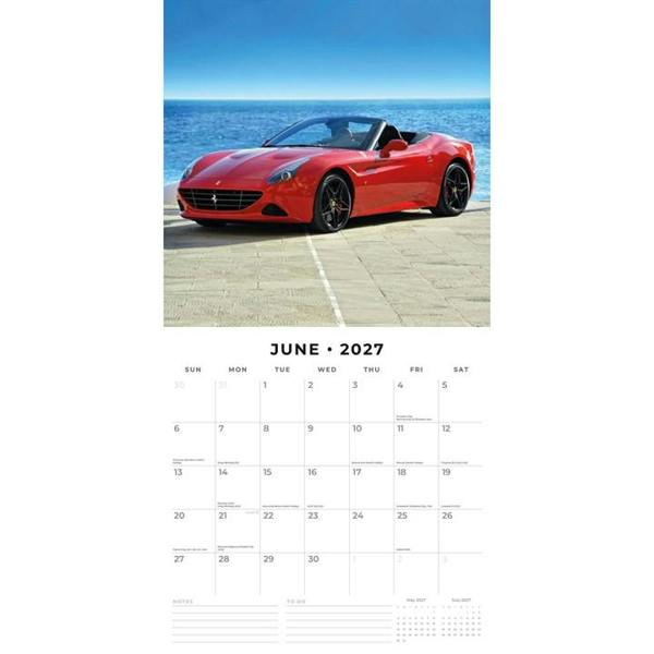 Ferrari Calendar 2027, Wall Calendars, Month To View, Transport, Gift