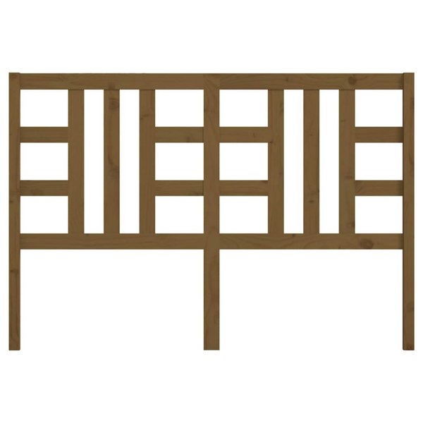 Berkfield Bed Headboard Honey Brown 146x4x100 cm Solid Wood Pine
