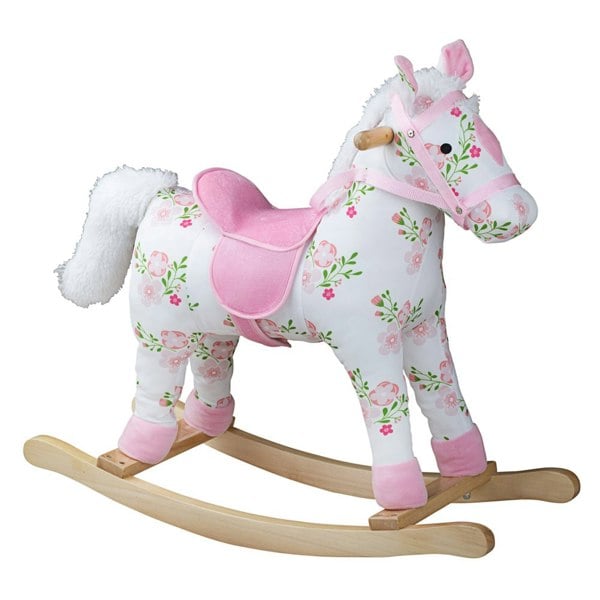 Bigjigs Toys BJ284 Floral' Rocking Horse