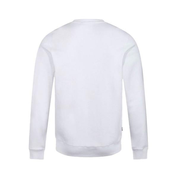 Luke Mens Lettering Sweatshirt - White/Black - 