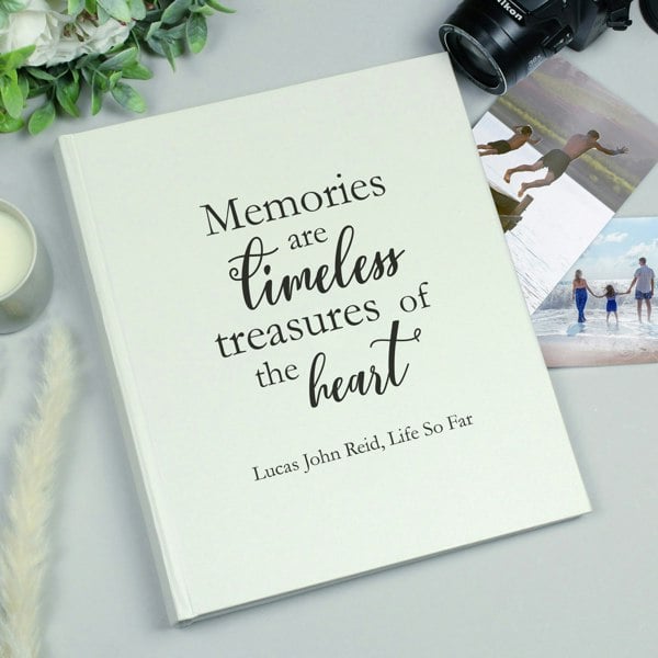 Personalised Memento Company Personalised 'Memories are Timeless' Traditional Photo Album