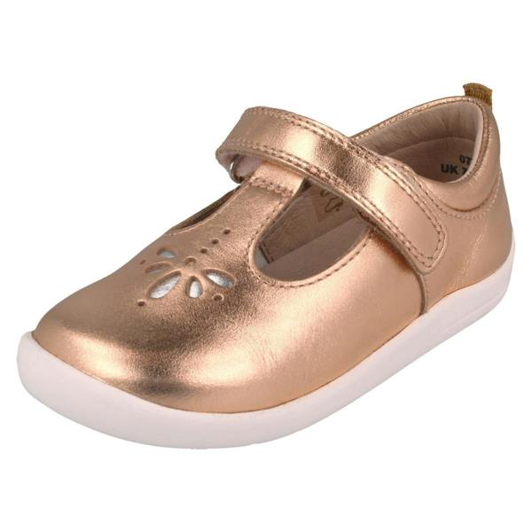 Start-rite Girls Startrite T-Bar Laser Detailed Shoes Puzzle