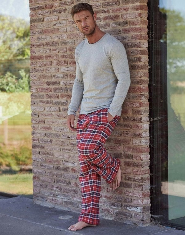 Men's Brushed Cotton Pyjama Trousers – Glencoe Tartan - British Boxers