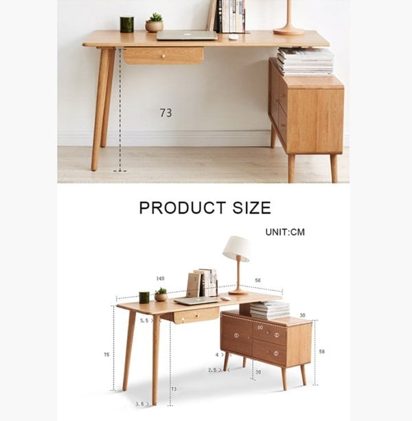 Guillermo Corner Office Desk, Extendable-Weilai Concept-Weilai Concept