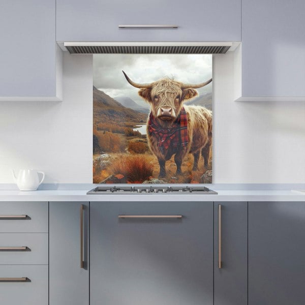 Warren Reed - Designer Autumnal Highland Cow Kitchen Splashback