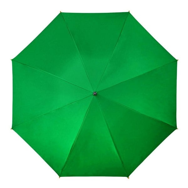 Impliva Wood Stick Walking Umbrella - Green