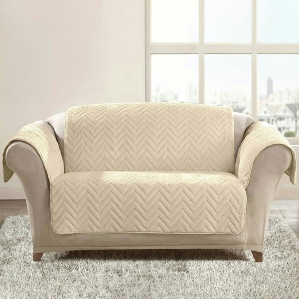 Home Republic Chevron Water Repellent Sofa Protector - One Seater