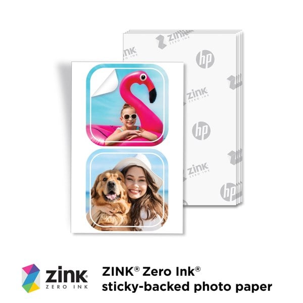 HP | 30 Sheets - HP Sprocket Cut Out Sticker Zink 2x3