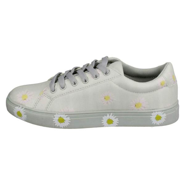 Spot On Ladies Spot On Daisy Print Pumps F80348