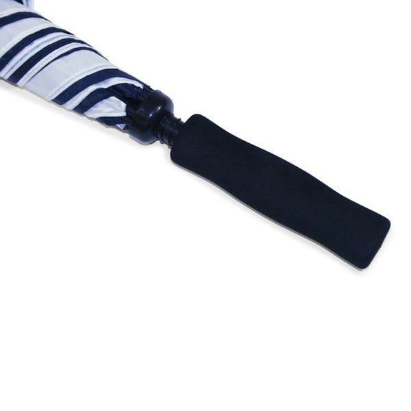 Navy and White Plain Cheap Golf Umbrella Handle