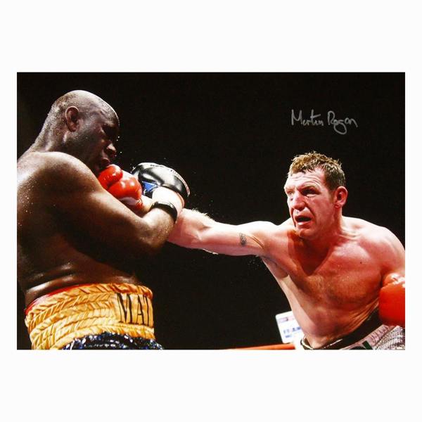 Martin Rogan signed 16x12 photo — Unframed