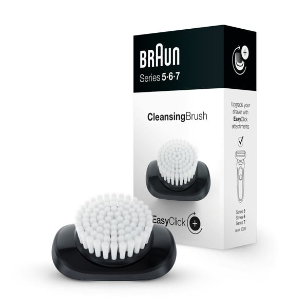 Braun EasyClick Cleansing Brush Attachment for Series 5, 6 and 7 Electric Shaver (New Generation)