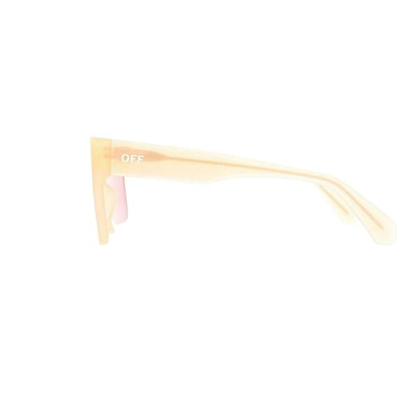 Off-White Unisex Adult Firenze Square Frame Sunglasses - Sand Brown - 