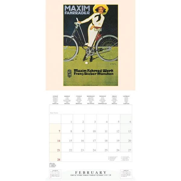 Cycling Through History Calendar 2027, Wall Calendars, Month To View, History & Literature, Gift