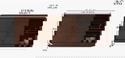 Topaz Cabinet, Wood & Rattan, Three Different Styles-Ritconcept-Rit Concept