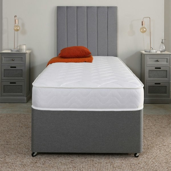 Starlight Beds Quilted Brick Hybrid Mattress - 18cm Deep, Soft Firmness