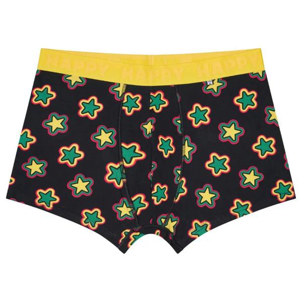Happy Socks Stars Short Boxer, Yellow
