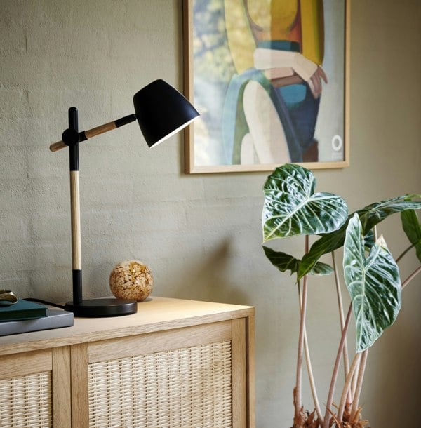 Nordlux Theo | Table lamp | Black