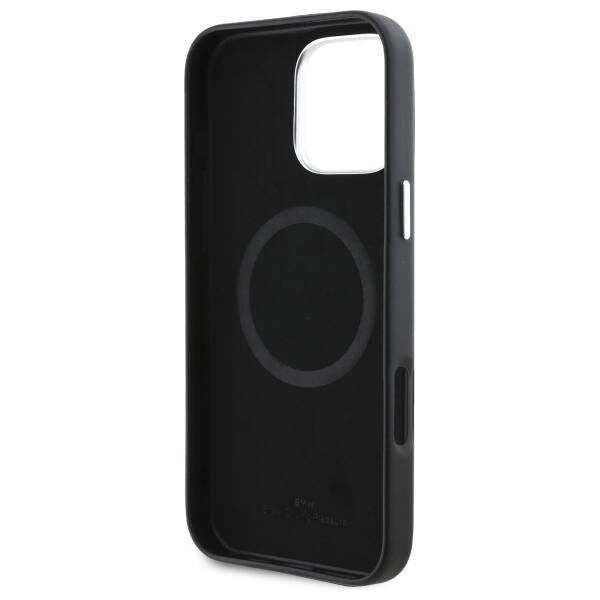 BMW Sign Full Wrapped Metal Case with MagSafe for iPhone 16 Pro Max 6.9" Black - BMHMP16X23PUFWK