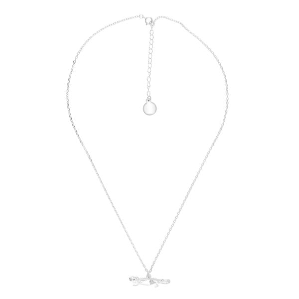 Bearded Dragon Silver Necklace - Personalised - MYLEE London