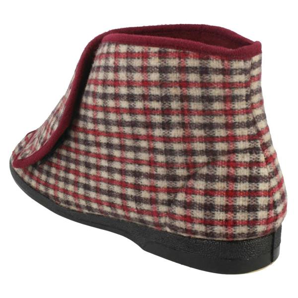 Balmoral Mens Balmoral Chequered Bootee Slippers Gawci