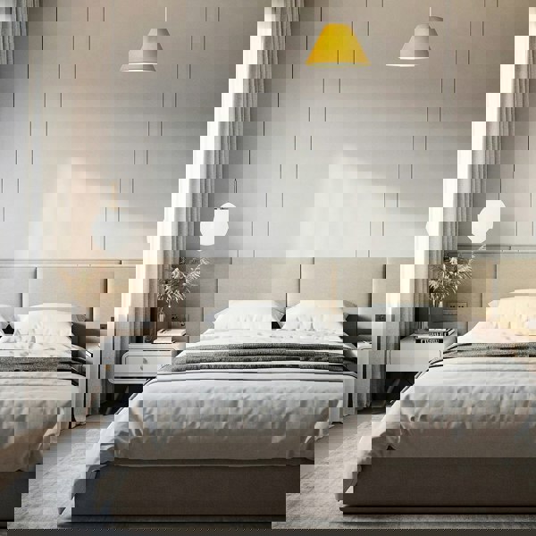 Traditional 8 Inch Mustard Ochre Cotton Fabric Coolie Lamp Shade Image 7