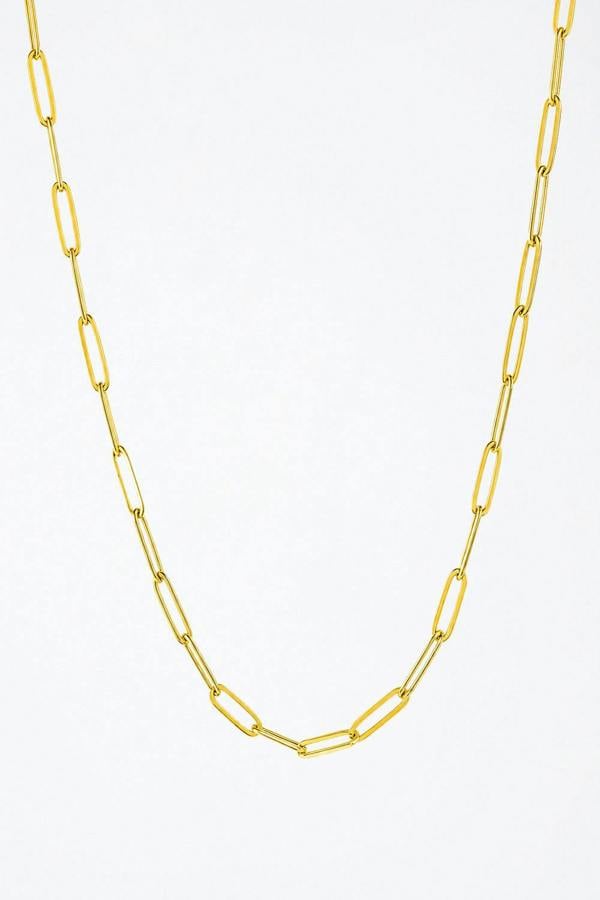 Serla Gold Plated Link Necklace