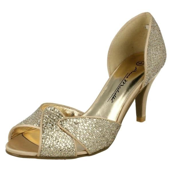 Anne Michelle Ladies Anne Michelle Slip On Heeled Shoes