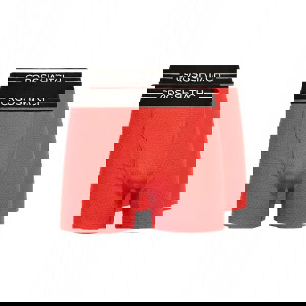 Crosshatch Mens Hexter Boxer Shorts (Pack Of 2) - Red - 