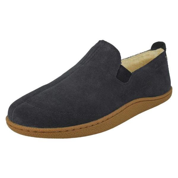 Clarks Mens Clarks Warm Lined Slippers Home Mocc