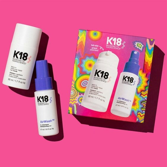 K18 Repair & Refresh Duo Kit - Repair Mask 50ml & Travel Airwash 47ml