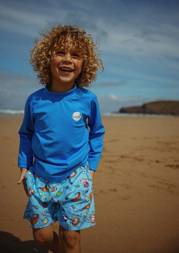 BOARDIES Blue Lagoon Rash Guard