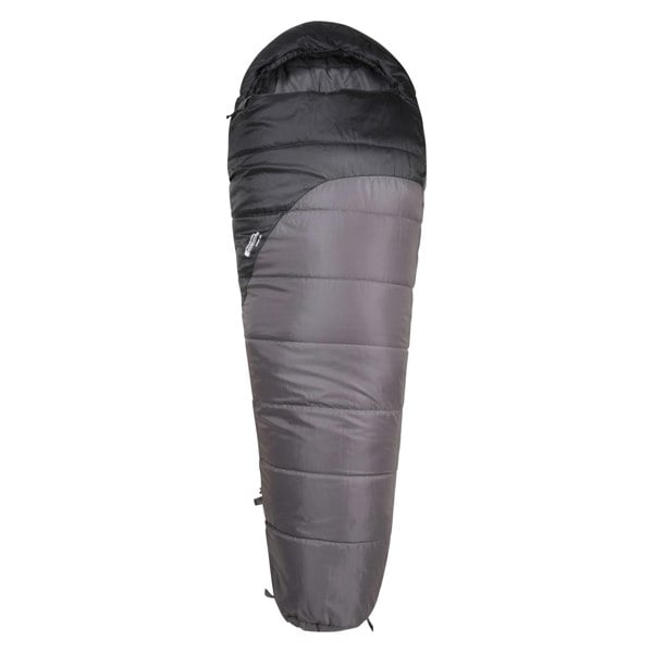 Mountain Warehouse Summit 250 Left Zip Mummy Sleeping Bag - Grey