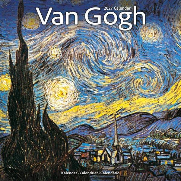 Van Gogh Calendar 2027, Wall Calendars, Month To View, Art, Gift