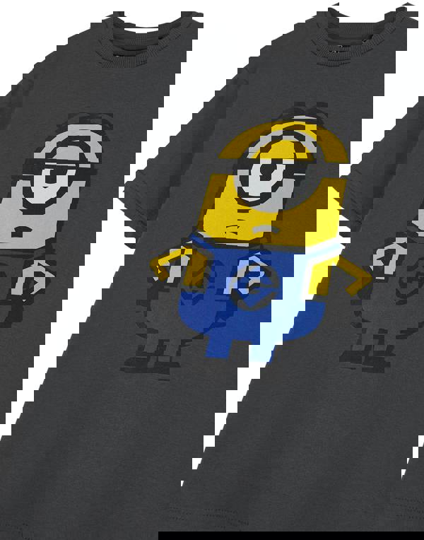 Minions Unisex Kids Grey Minion Short Sleeved T-Shirt