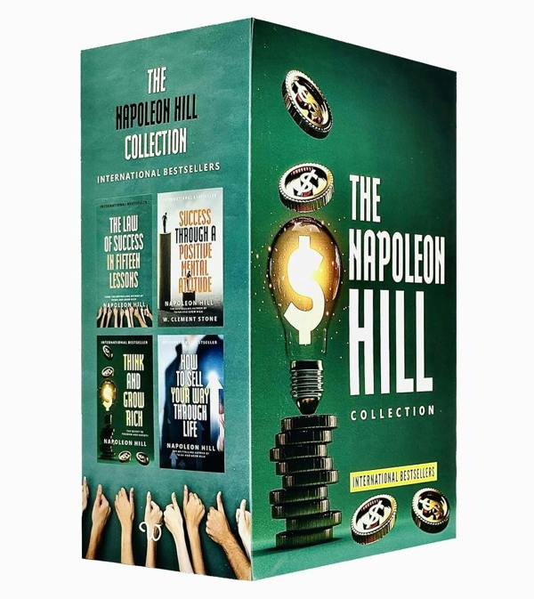 Napoleon Hill 4 Books Collection Box Set – Think and Grow Rich & Success Collection